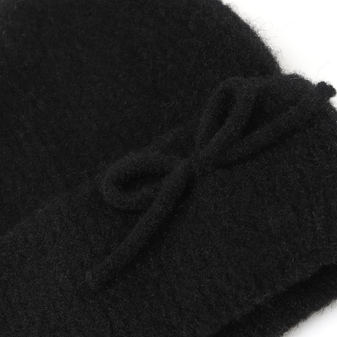 Isotoner® Ladies Beanie Hat Black Extra Image 2